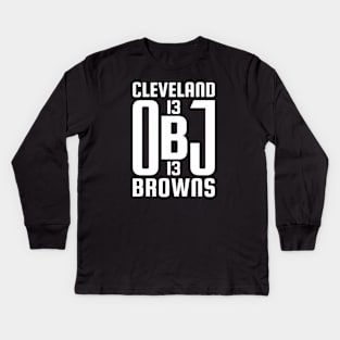 OBJ Cleveland Browns 3 Kids Long Sleeve T-Shirt